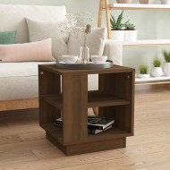vidaXL Konferenčný stolík hnedý dub 40x40x43 cm spracované drevo - cena, porovnanie