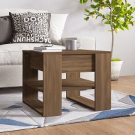 vidaXL Konferenčný stolík hnedý dub 55,5x55x45 cm spracované drevo - cena, porovnanie