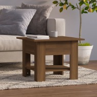vidaXL Konferenčný stolík hnedý dub 55x55x42 cm drevotrieska - cena, porovnanie