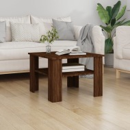 vidaXL Konferenčný stolík hnedý dub 60x60x42 cm spracované drevo - cena, porovnanie