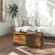 vidaXL Konferenčný stolík hnedý dub 90x50x41,5 cm drevotrieska - cena, porovnanie