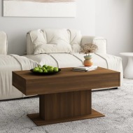 vidaXL Konferenčný stolík hnedý dub 96x50x45 cm spracované drevo - cena, porovnanie