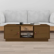 vidaXL Konferenčný stolík medovo-hnedý 100x50x35 cm borovicový masív - cena, porovnanie