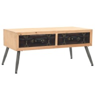vidaXL Konferenčný stolík masívne jedľové drevo 115x55x50 cm - cena, porovnanie