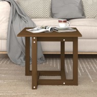 vidaXL Konferenčný stolík medovo-hnedý 50x50x45 cm borovicový masív - cena, porovnanie