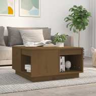 vidaXL Konferenčný stolík medovo-hnedý 60x61x32,5 cm borovicový masív - cena, porovnanie
