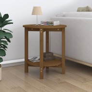 vidaXL Konferenčný stolík medovo-hnedý Ø 55x60 cm borovicový masív - cena, porovnanie