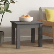 vidaXL Konferenčný stolík sivý 35x35x30 cm borovicový masív - cena, porovnanie