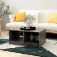 vidaXL Konferenčný stolík sivý 75x50x33,5 cm borovicový masív - cena, porovnanie
