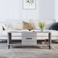 vidaXL Konferenčný stolík sivý dub sonoma 102x50x40cm spracované drevo - cena, porovnanie