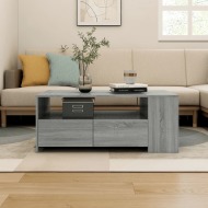 vidaXL Konferenčný stolík sivý dub sonoma 102x55x42cm spracované drevo - cena, porovnanie