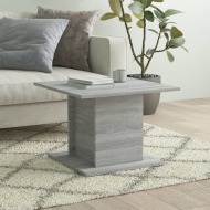 vidaXL Konferenčný stolík sivý dub sonoma 55,5x55,5x40 cm drevotrieska - cena, porovnanie