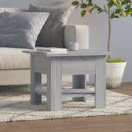 vidaXL Konferenčný stolík sivý dub sonoma 55x55x42 cm drevotrieska - cena, porovnanie