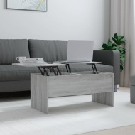 vidaXL Konferenčný stolík sivý sonoma 102x50,5x46,5cm spracované drevo - cena, porovnanie