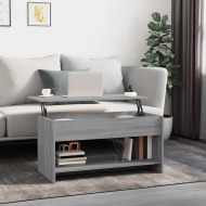 vidaXL Konferenčný stolík sivý sonoma 102x50x52,5 cm spracované drevo - cena, porovnanie
