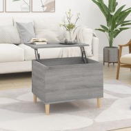 vidaXL Konferenčný stolík sivý sonoma 60x44,5x45 cm spracované drevo - cena, porovnanie