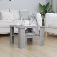 vidaXL Konferenčný stolík sivý sonoma 60x60x42 spracované drevo - cena, porovnanie