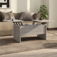 vidaXL Konferenčný stolík sivý sonoma 80x50x42,5 cm spracované drevo - cena, porovnanie