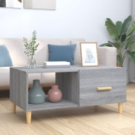 vidaXL Konferenčný stolík sivý sonoma 89,4x50x40 cm spracované drevo - cena, porovnanie
