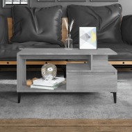 vidaXL Konferenčný stolík sivý sonoma 90x49x45 cm spracované drevo - cena, porovnanie