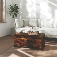 vidaXL Konferenčný stolík tmavý dub 90x50x41,5 cm drevotrieska - cena, porovnanie