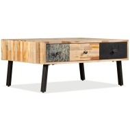 vidaXL Konferenčný stolík z recyklovaného teakového dreva, 90x65x40 cm - cena, porovnanie