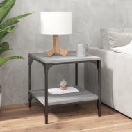 vidaXL Príručný stolík sivý dub sonoma 40x40x40 cm spracované drevo - cena, porovnanie