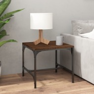 vidaXL Príručný stolík hnedý dub 40x40x35 cm spracované drevo - cena, porovnanie