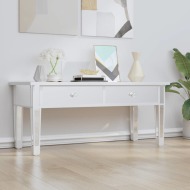 vidaXL Zrkadlový konferenčný stolík 106x45x45 cm spracov. drevo a sklo - cena, porovnanie