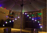 Iso Trade Vianočné osvetlenie Závesné hviezdy 136 LED - 5,6m - cena, porovnanie