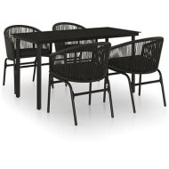 Shumee  5-dielna záhradná jedálenská súprava čierna, 3099223 - cena, porovnanie