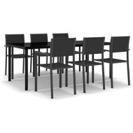 Shumee  7-dielna záhradná jedálenská súprava čierna, 3099267 - cena, porovnanie