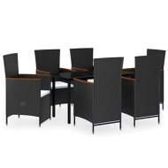 Shumee  7-dielna záhradná jedálenská súprava s poduškami čierna, 3099461 - cena, porovnanie