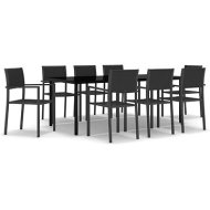 Shumee  9-dielna záhradná jedálenská súprava čierna, 3099268 - cena, porovnanie