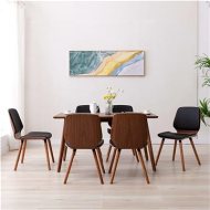 Shumee  Jedálenské stoličky 6 ks čierne umelá koža (3054803) - cena, porovnanie