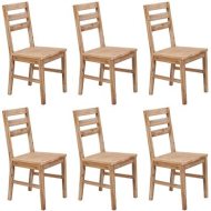 Shumee  Jedálenské stoličky 6 ks masívne akáciové drevo (276256) - cena, porovnanie