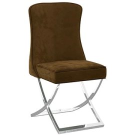 Shumee  Jedálenské stoličky hnedé 53 x 52 x 98 cm, 288585