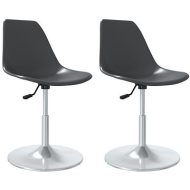 Shumee  Otočné jedálenské stoličky 2 ks sivé PP, 338265 - cena, porovnanie