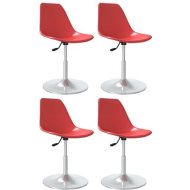 Shumee  Otočné jedálenské stoličky 4 ks červené PP, 338274 - cena, porovnanie