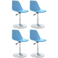 Shumee  Otočné jedálenské stoličky 4 ks modré PP, 338278 - cena, porovnanie