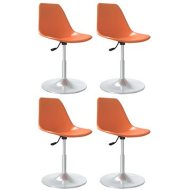 Shumee  Otočné jedálenské stoličky 4 ks oranžové PP, 338282 - cena, porovnanie