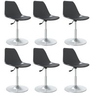 Shumee  Otočné jedálenské stoličky 6 ks sivé PP, 3085287 - cena, porovnanie