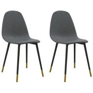 Shumee  Jedálenská stolička, 2 ks svetlosivá textil, 325615 - cena, porovnanie