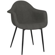Shumee  Jedálenská stolička tmavosivá textil, 338084 - cena, porovnanie