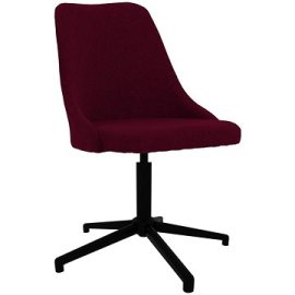 Shumee  Otočná jedálenská stolička fialová textil, 330901