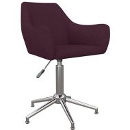 Shumee  Otočná jedálenská stolička fialová textil, 330960 - cena, porovnanie