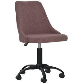 Shumee  Otočná jedálenská stolička hnedá textil, 330870