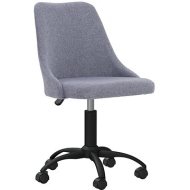 Shumee  Otočná jedálenská stolička svetlosivá textil, 330866 - cena, porovnanie