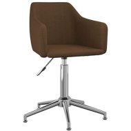 Shumee  Otočná jedálenská stolička tmavo hnedá textil, 331190 - cena, porovnanie