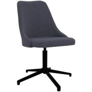 Shumee  Otočná jedálenská stolička tmavosivá textil, 330891 - cena, porovnanie